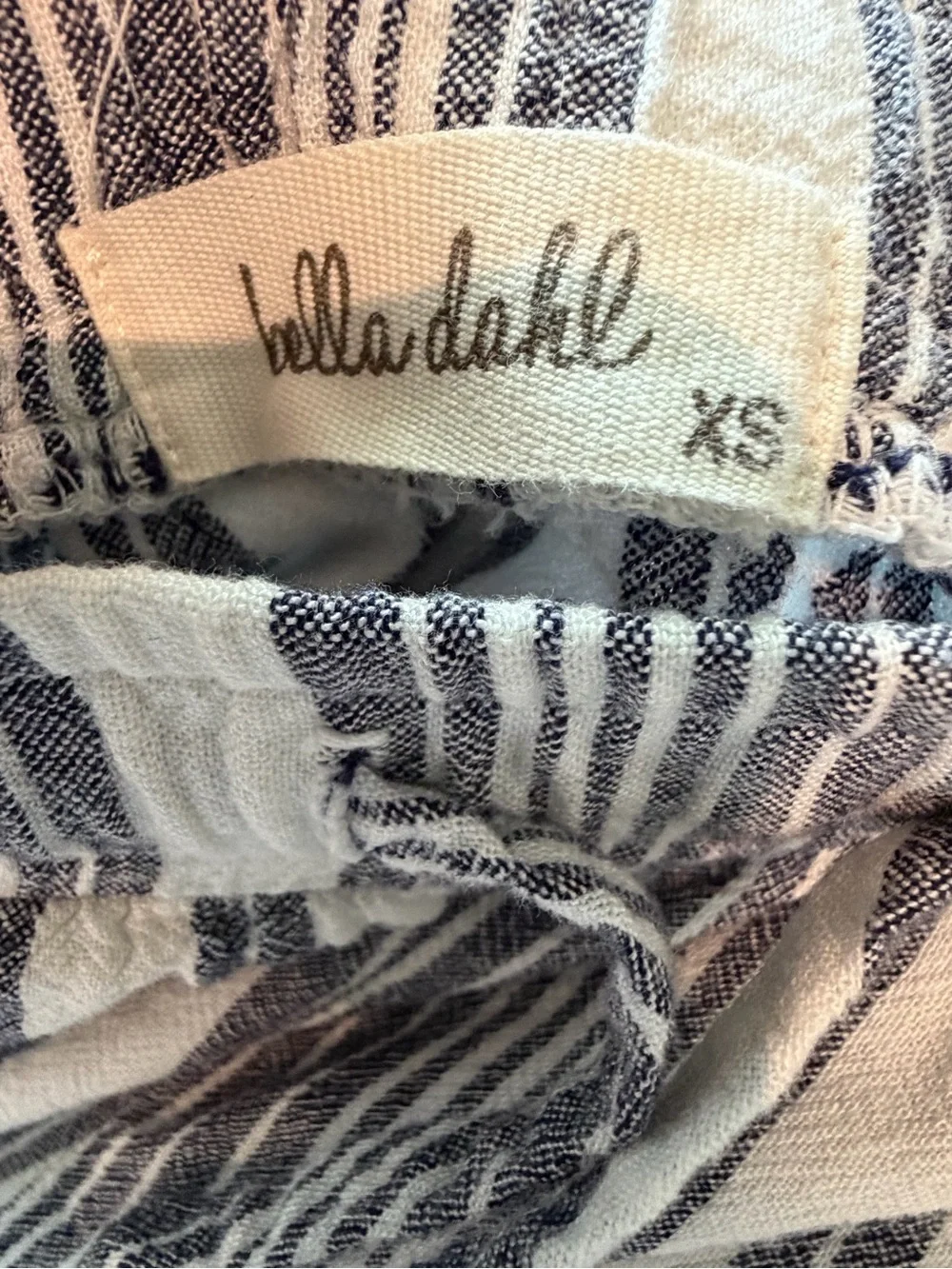 Striped Wide-Leg Drawstring Pants - Picture 10 of 11